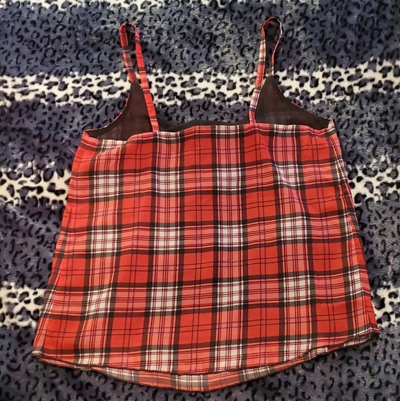 ABS plaid top sz M - Picture 3 of 9
